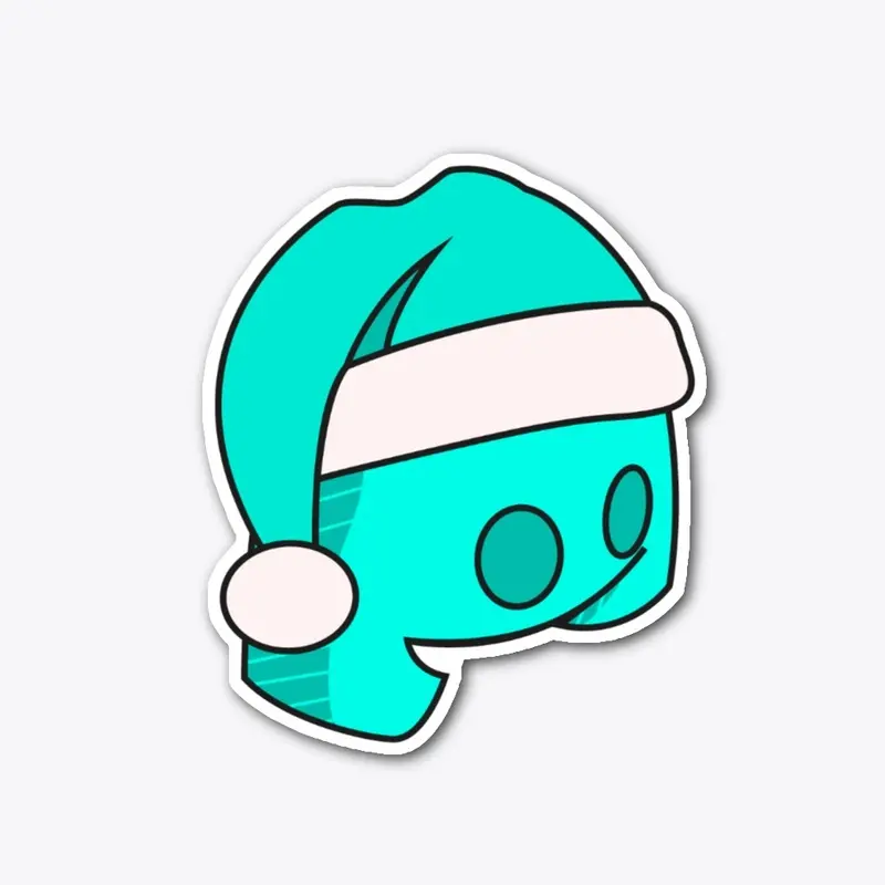 Christmas Sticker (Blue)